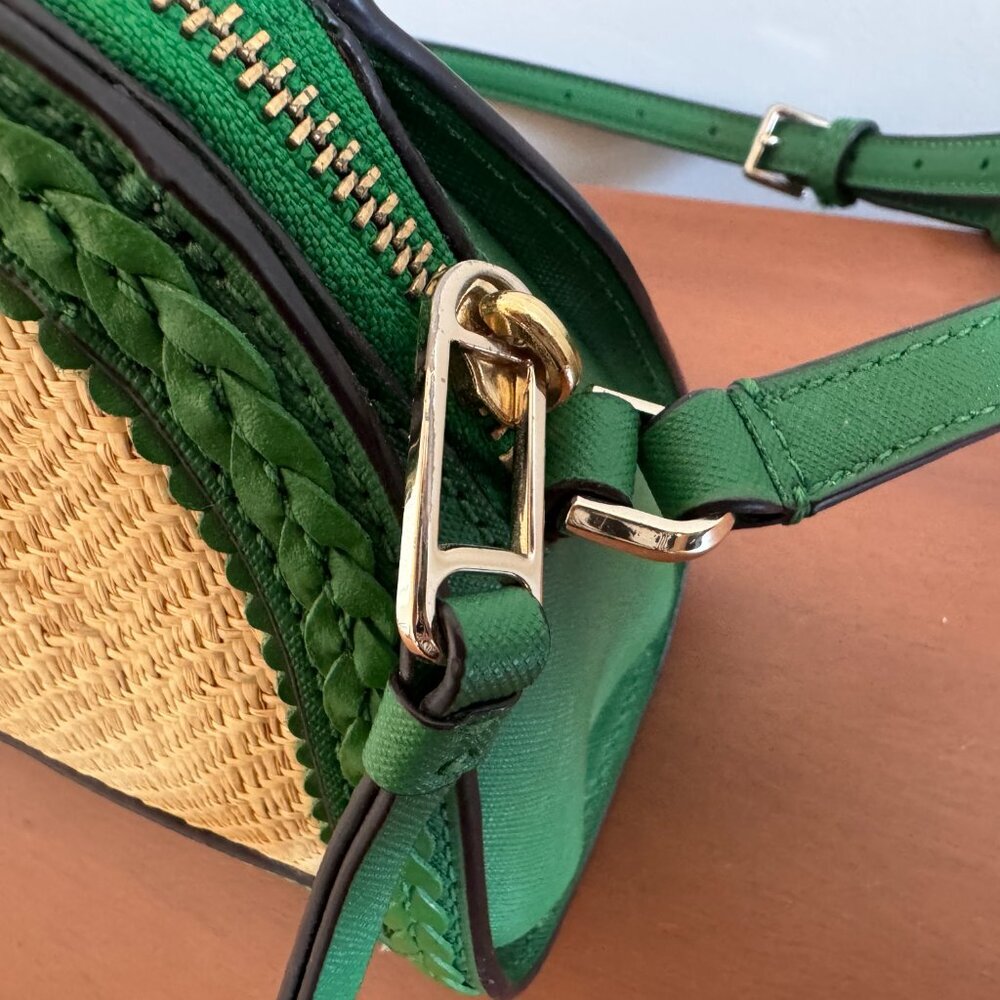 Kate Spade Reiley Straw Dome Bag - Green - Picture 4 of 8